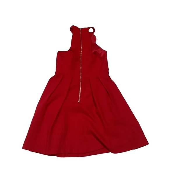 BCBGeneration Sleeveless Midi Dress Sz 4 Red - Picture 5 of 7